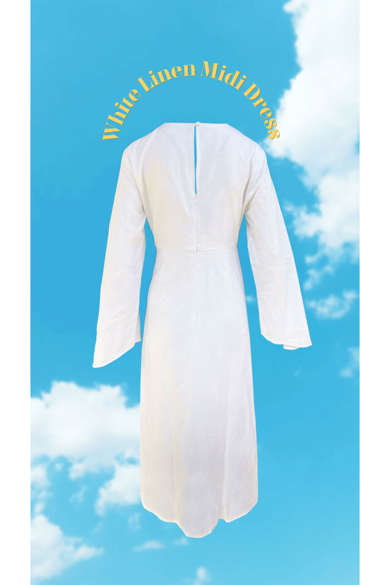 Buy Naintara Bajaj White Linen Midi Dress Online  Aza Fashions