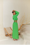 Green Midi Skirt 