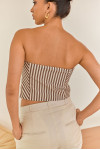 Tube Top With Contrast Detail RFD