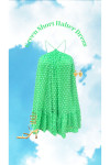 Green Flowy Short Dress