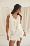 Ivory Set with Lace Detail