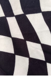 B&W Checkered Midi Dress