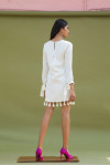 White polka short dress Rfd