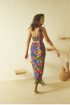 Tropical Skirt Set with Fringe detail