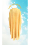 Golden Pleated Cape