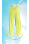Lime Green Pleated Pants
