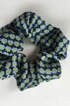 GREEN ABSTRACT PRINT SCRUNCHIE