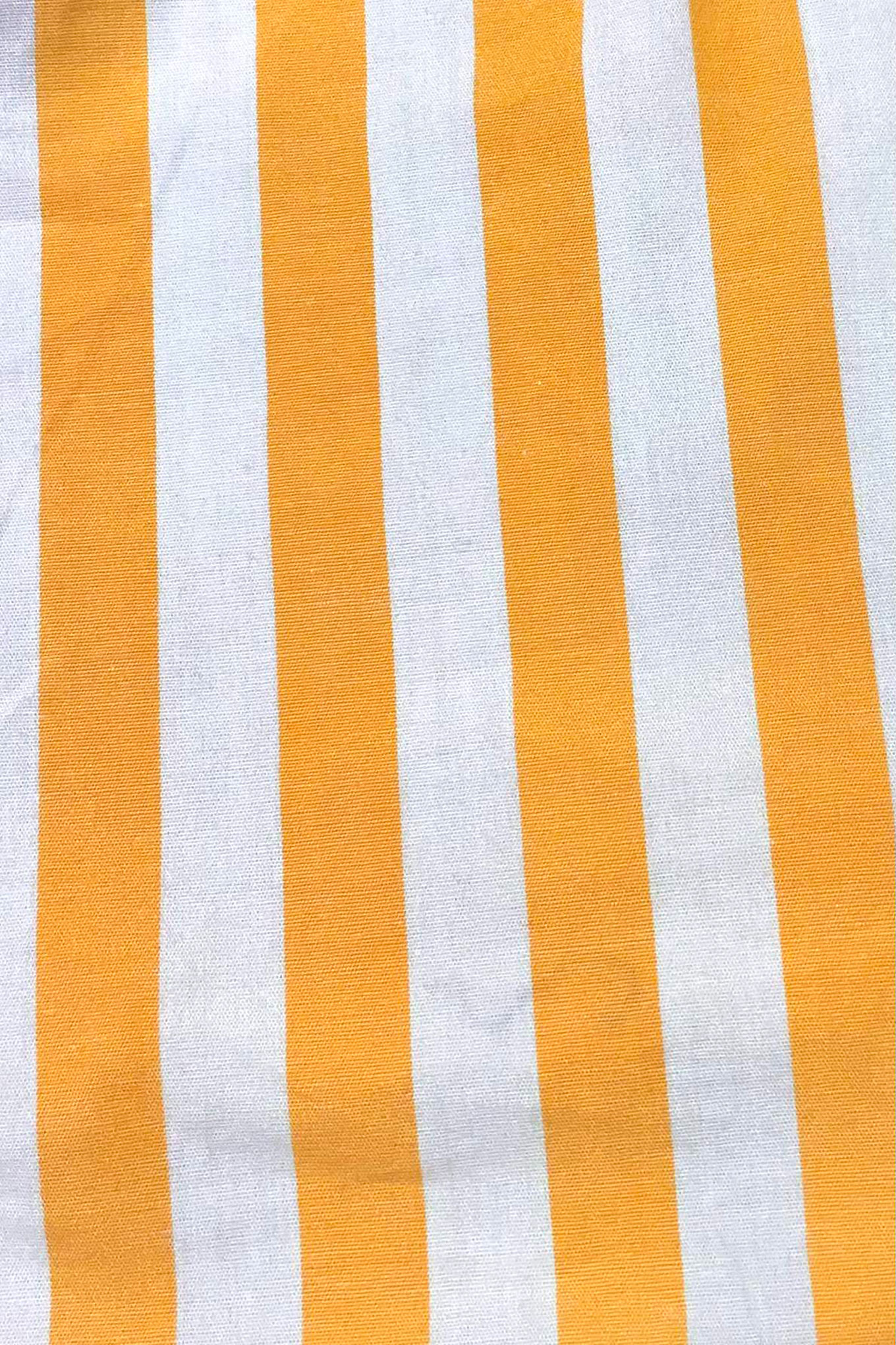 Yellow Striped Corset Top & White Skort Set