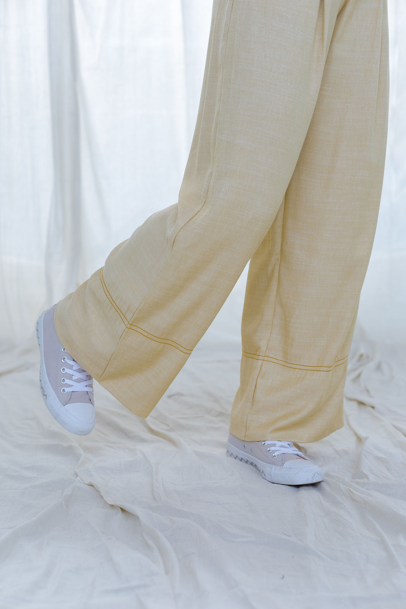 Pale Yellow Pants