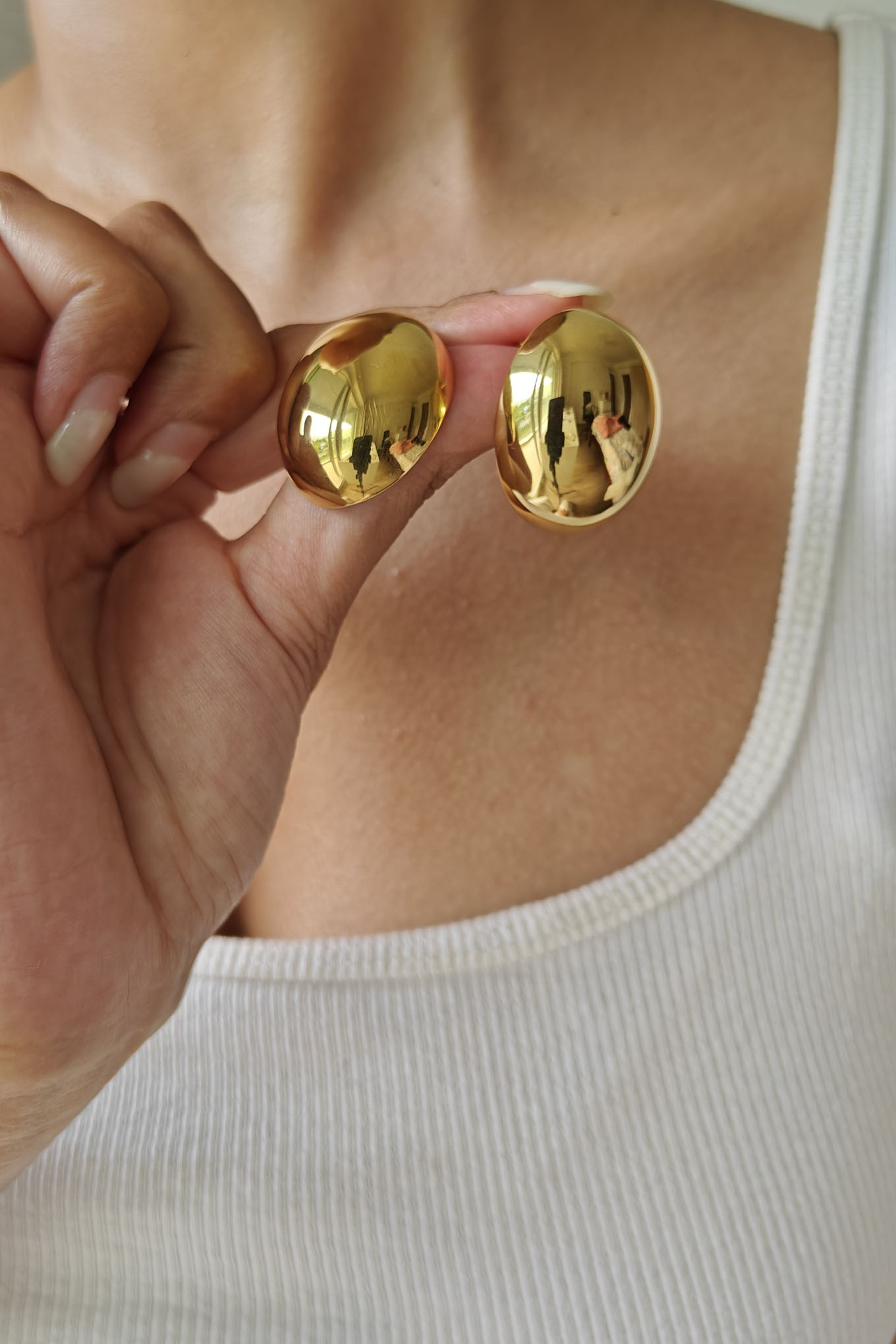 Orb Earrings Gold
